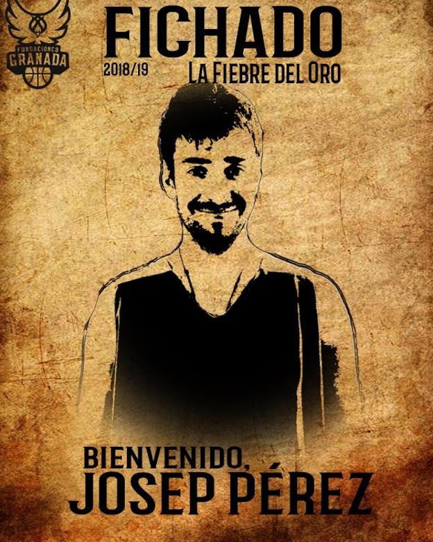 Josep Pérez completa la posición de base en el Covirán Granada