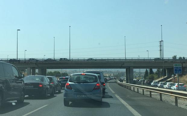 La A-44 recupera la normalidad tras el gran atasco provocado por un accidente múltiple