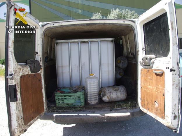 Desarticulada la banda del fallecido en Los Villares que robaba aceite de oliva en las almazaras