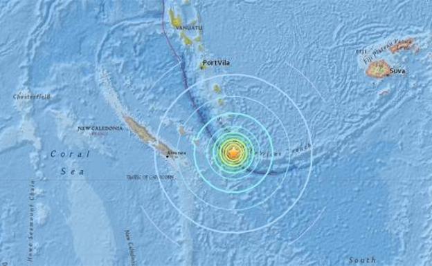 Alerta por tsunami tras un terremoto de 7,1 en el Pacífico Sur