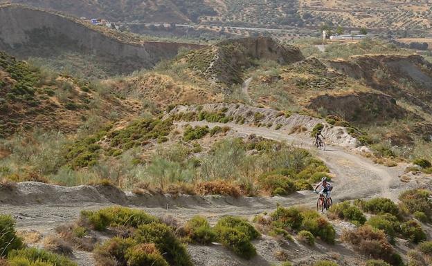 Más de un centenar de ciclistas completan en Cenes de la Vega la primera media maratón BTT
