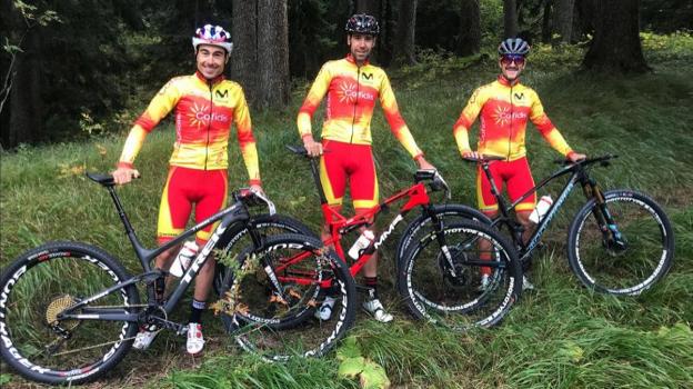 David Valero busca la gloria en Lenzerheide junto a Mantecón y Coloma