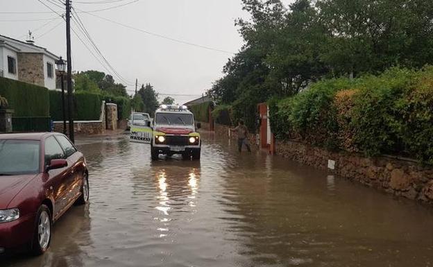 Casas inundadas en La Zubia, Baza y Motril por las fuertes precipitaciones