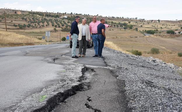 Diputación invierte 800.000 euros en la mejora de la carretera de acceso a Gor