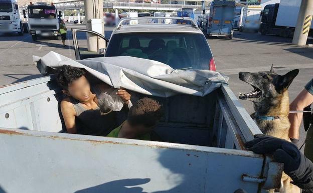 Detienen a 76 polizones en el puerto de Almería durante la OPE