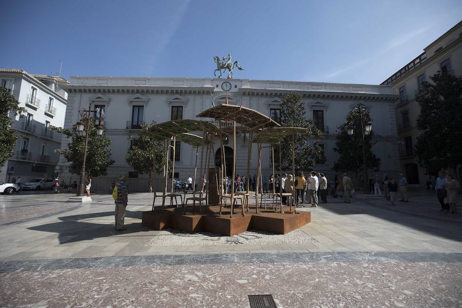 Seis creadores se inspiran en la Alhambra para hacer arte «sin prisas»