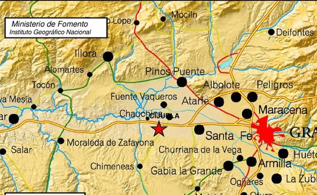 Un terremoto de magnitud 4 sacude Granada y el cinturón metropolitano