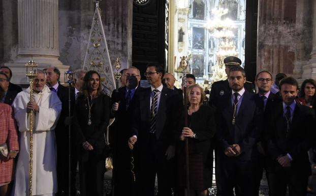 La copatrona salió en procesión