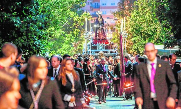 El Cristo del Rescate salió a la calle para conmemorar sus tres siglos de historia