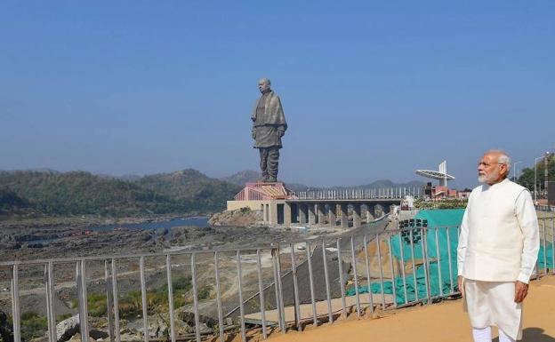 India inaugura la estatua más grande del mundo