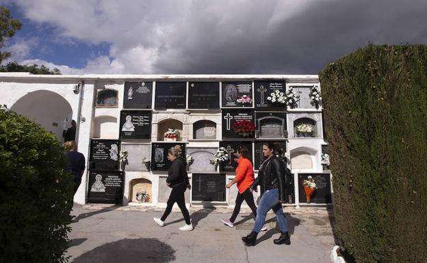 Escaleras de sobra en el cementerio de Motril y un concierto para el 1 de noviembre