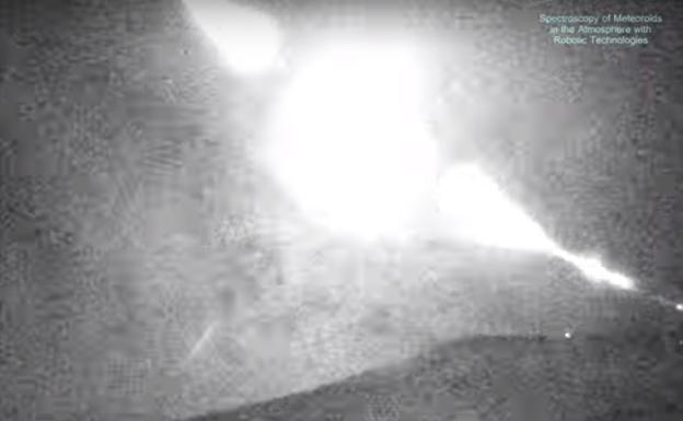 Las dos bolas de fuego que iluminaron la noche de Sierra Nevada