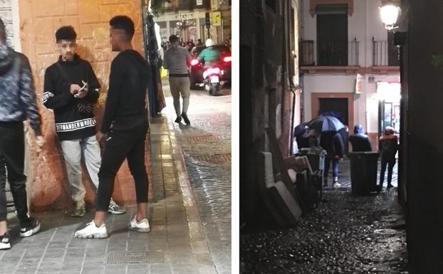 Denuncian la presencia de «menores traficando con droga y prostituyéndose» en la calle Elvira