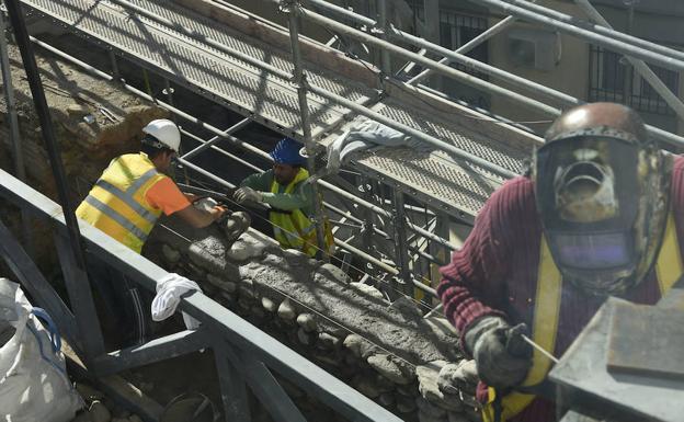 Descubren un palacio del siglo XIII bajo el Cuarto Real de Santo Domingo de Granada