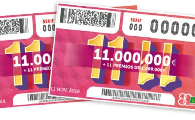 Un vendedor de la ONCE de Sevilla reparte 1,3 millones con el 'once del once'