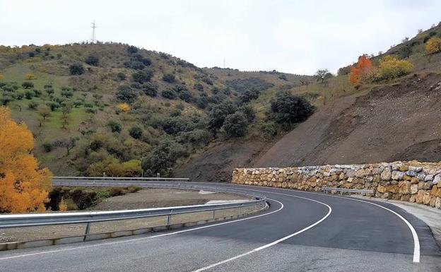 Finalizan las obras de emergencia en la A-348 entre Torvizcón y Cádiar