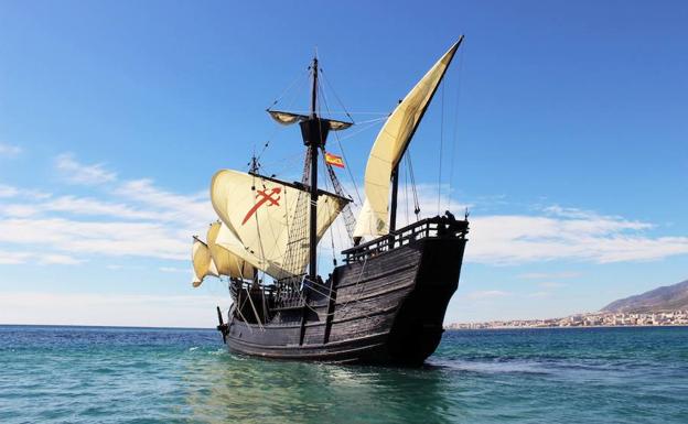 La réplica de la legendaria 'Nao Victoria' podrá visitarse desde mañana en el puerto de Motril