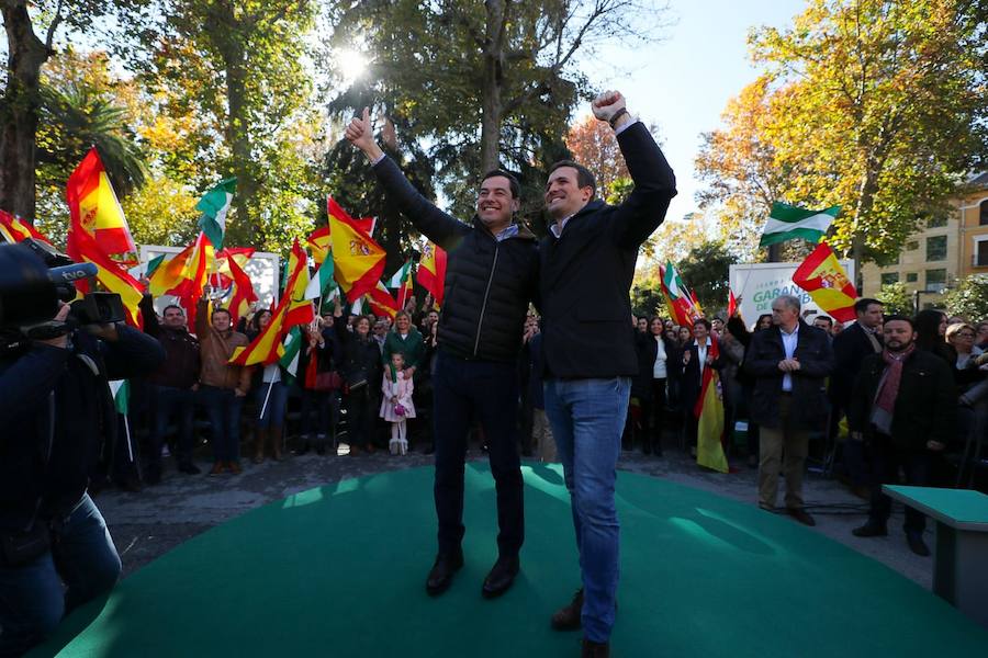 Casado arropa a Moreno en Granada a una semana de las elecciones