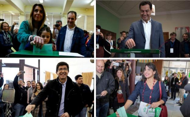 Comienza el recuento de votos de las elecciones en Andalucía con menos participación que en 2015