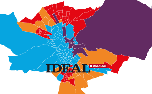 Explora calle a calle los resultados electorales en Granada capital