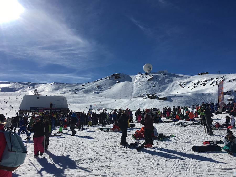 Gran ambiente este sábado en Sierra Nevada