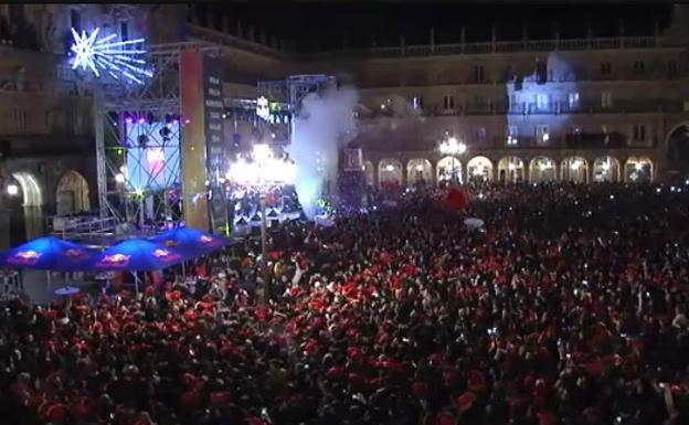 20.000 personas de fiesta en la Nochevieja adelantada e Salamanca