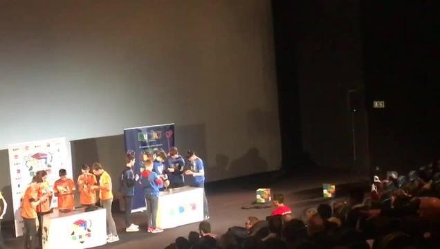 El equipo lojeño del IES Moraima, campeón de España del Cubo de Rubik