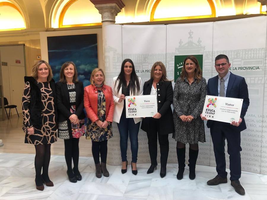 Vera y Viator, distinguidos con los Premios Educaciudad de la Junta