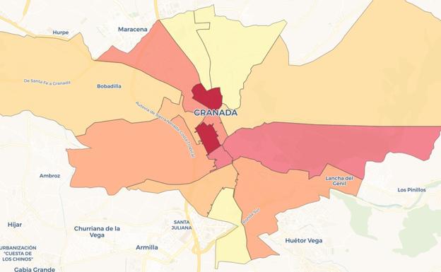 Granada es una de las diez grandes ciudades más ricas de España
