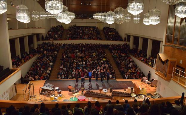 Ritmo para 7.000 alumnos de ESO en los conciertos didácticos de la OCG