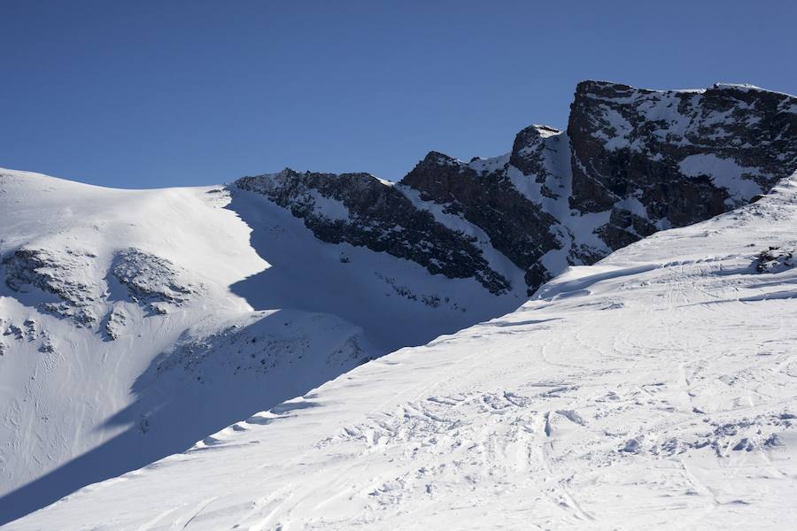 La borrasca deja una condiciones extraordinarias en Sierra Nevada