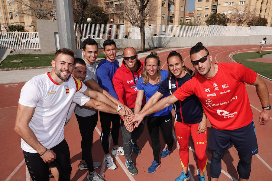 Así se preparan los atletas granadinos para el Campeonato de España