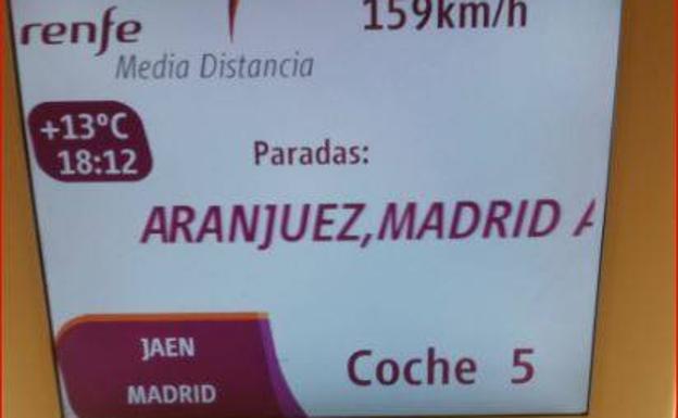 El número de viajeros con origen y destino Jaén aumenta un 6,2%