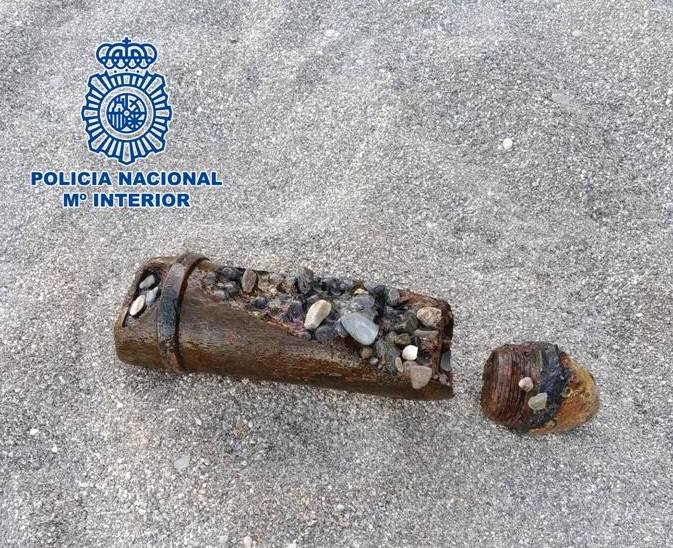 Hallan un explosivo de la Guerra Civil en Carchuna