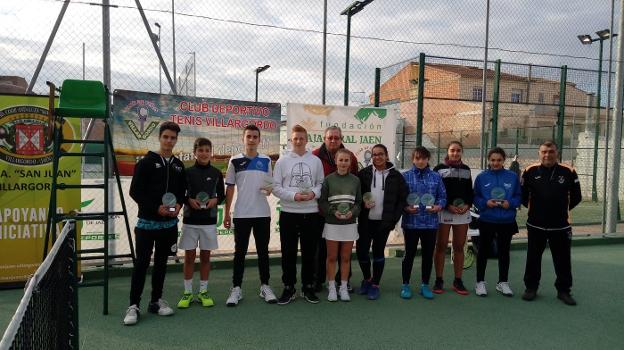 Villargordo elige a los tenistas jienenses que irán al Andaluz