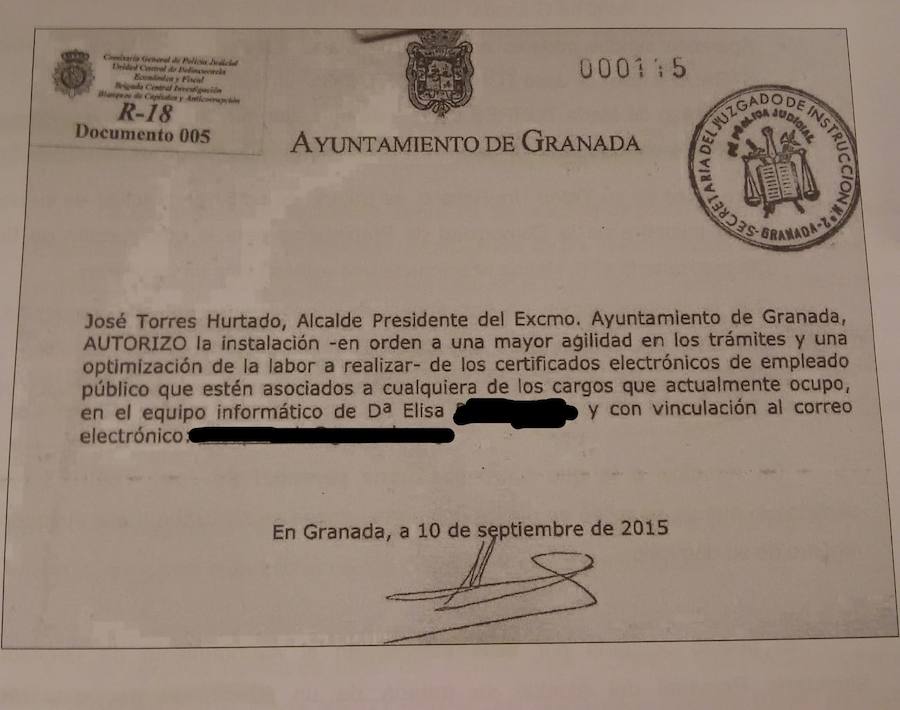 La secretaria del exalcalde era «la canalizadora principal» de todas sus comunicaciones, según la UDEF