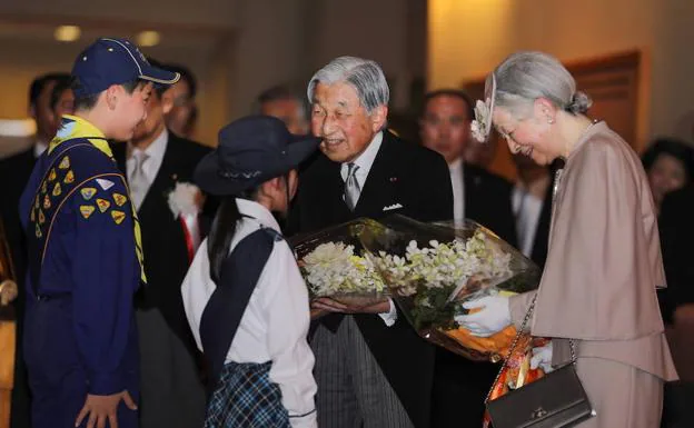 El Gobierno japonés conmemora los 30 años de reinado del emperador Akihito