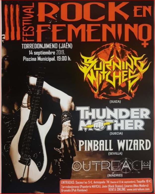 Torredonjimeno prepara para después de verano el III Rock en Femenino