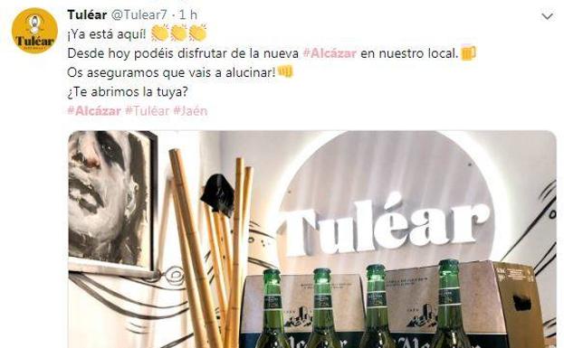La cerveza El Alcázar, disponible ya en algunos establecimientos