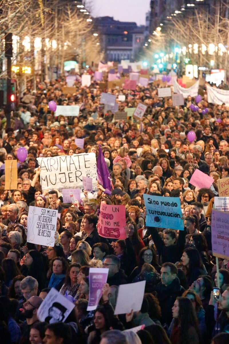 Caudales de espíritu feminista en el 8M