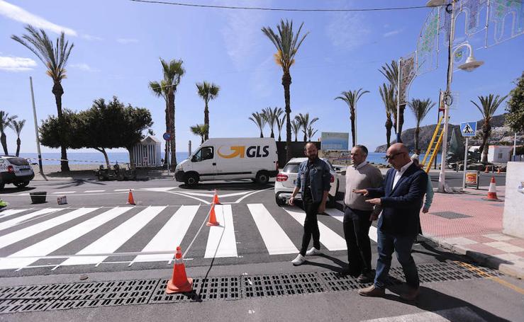 Las obras de canalizaciones y reforma del paseo de La Herradura tocan a su fin
