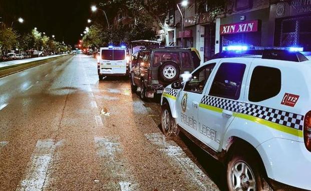 Tres menores detenidos por actos vandálicos en Las Fuentezuelas