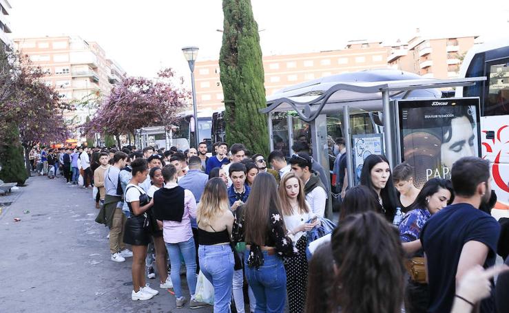 Colas interminables para celebrar la llegada de la primavera