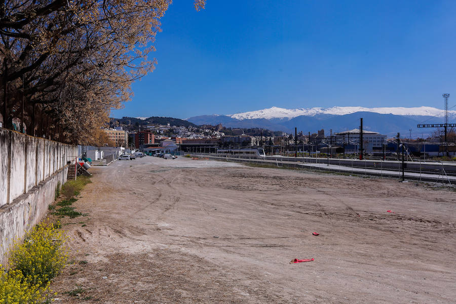 Así están las obras del aparcamiento de Andaluces