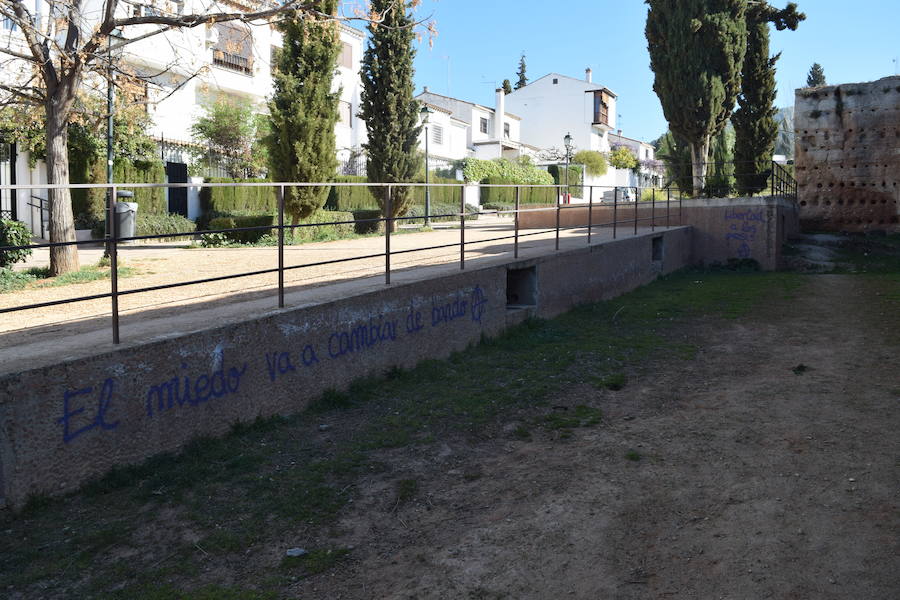 Pintadas durante el 8M