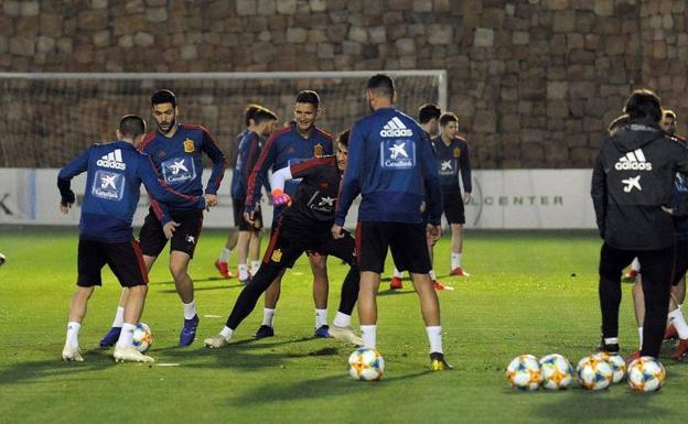 La selección española sub 21 llega a Granada a mediodía