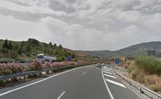 Muere un motorista en un accidente de tráfico en la A-44 a la altura de Lecrín