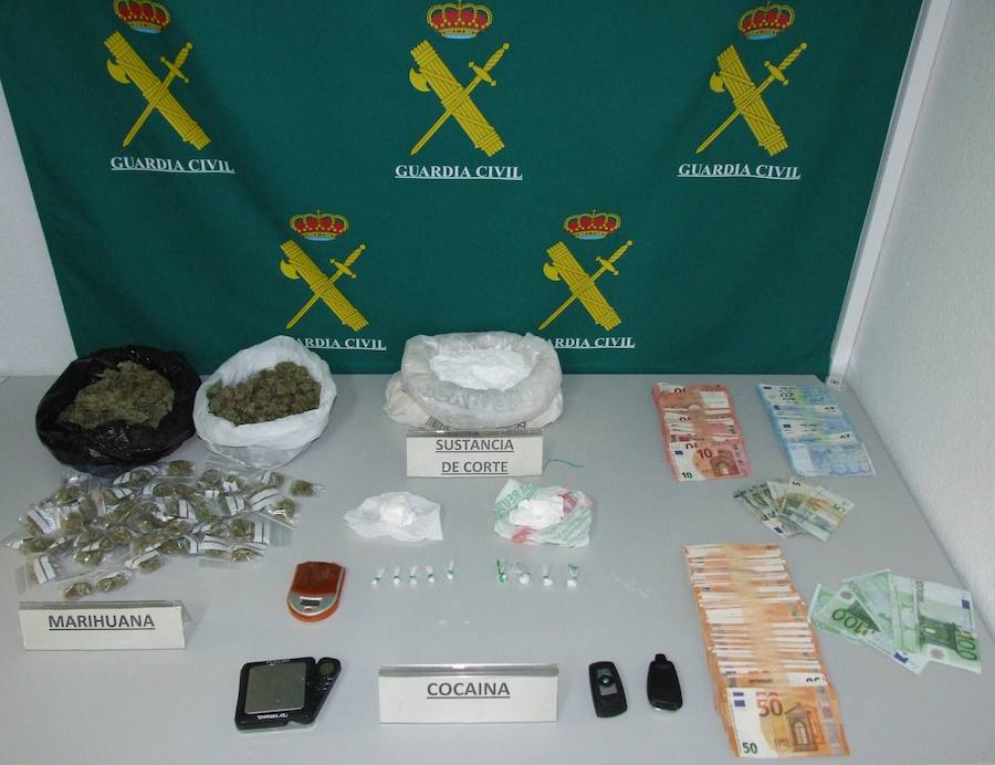 Nueve detenidos por drogas en Villanueva del Arzobispo, Beas y Jódar