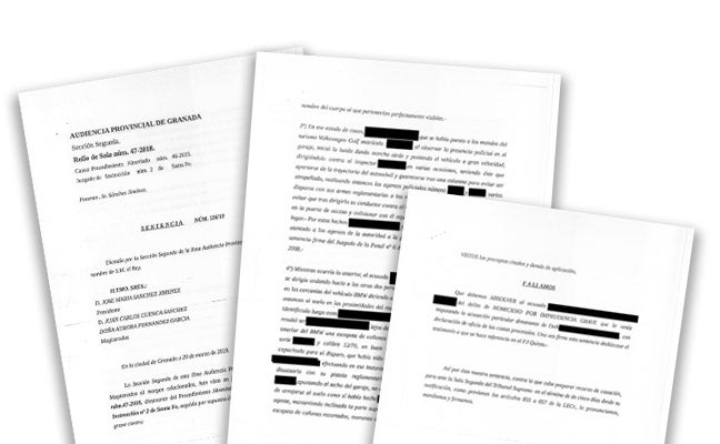 Absuelven al policía acusado del homicidio imprudente de un presunto atracador en Cijuela