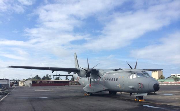 Heridos nueve militares durante el aterrizaje de un avión en Huesca